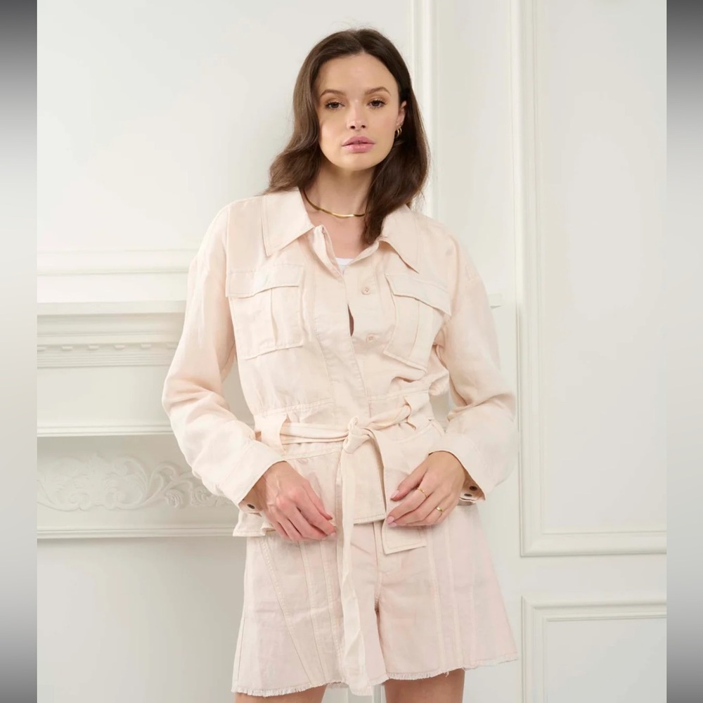 Anthropologie Marrakech Kinslee Solid Tie Jacket